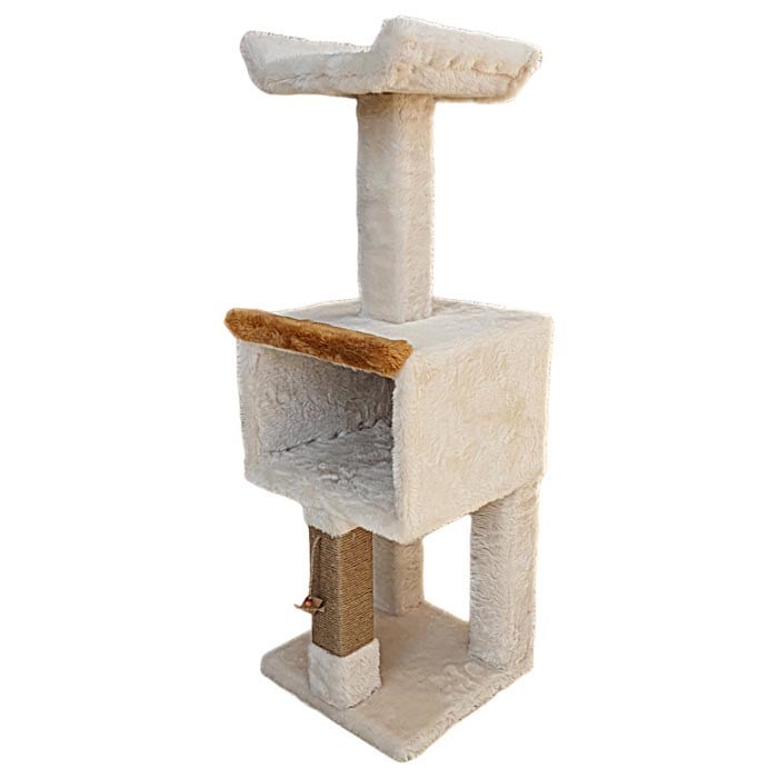 Botar Double Kedi Evi Krem