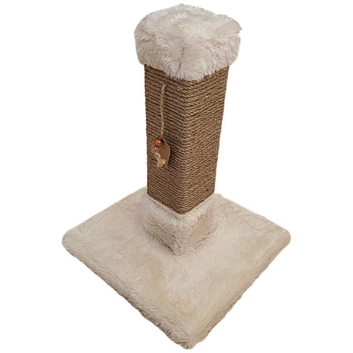 Botar Kare Tırmalama Tahtası 40cm Krem