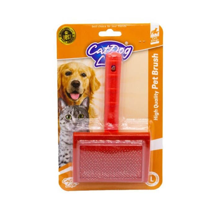 Cat Dog Life Kedi ve Köpekler İçin Telli Fırça (L)
