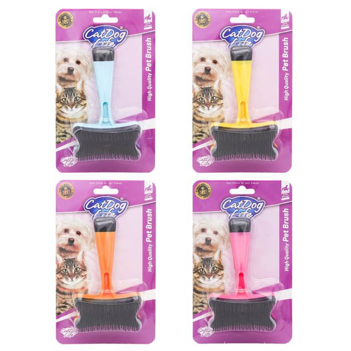 Cat Dog Life Plastik Uçlu Basmalı Tarak