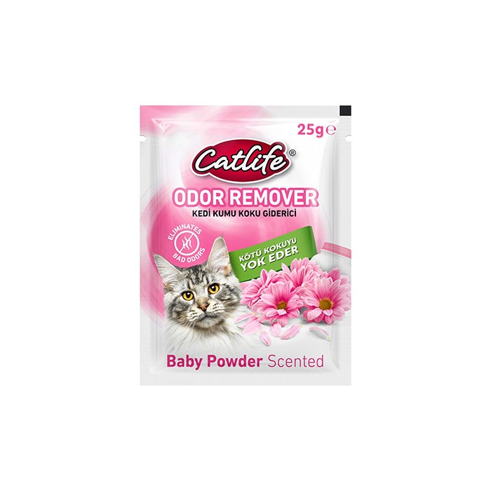 Cat Lİfe Kedi Kumu Koku Giderici Pudralı 25gr 15'li