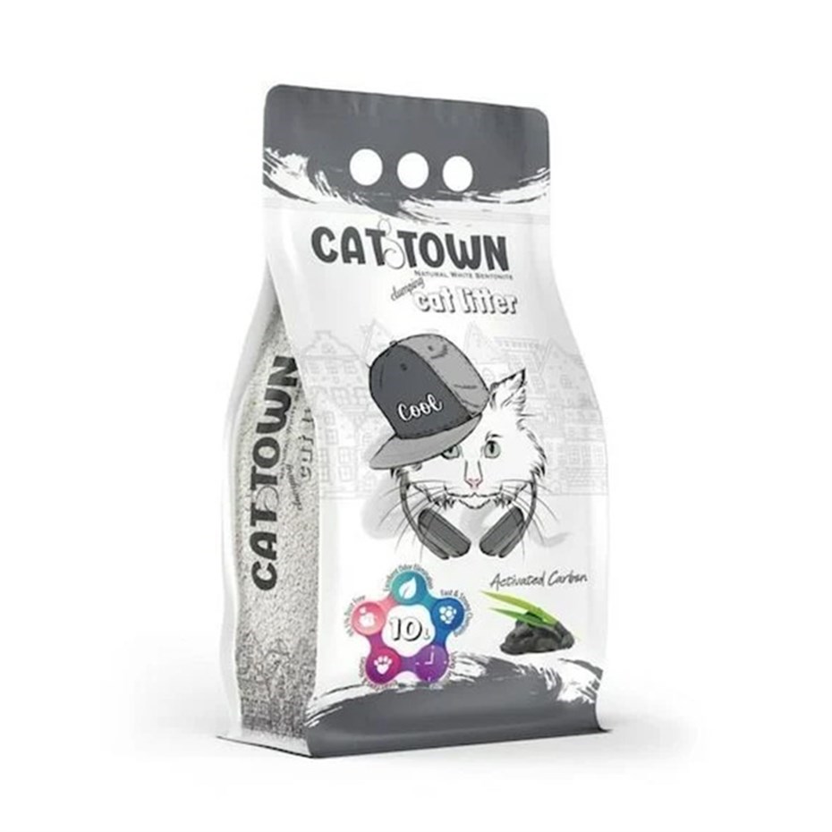 Cat Town 10 Lt Activ Carbon İnce Tane