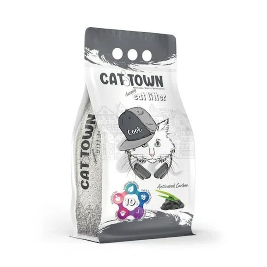 Cat Town 10 Lt Activ Carbon İnce Tane