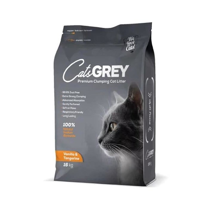Cat's Grey Vanilya&Mandalina 16kg
