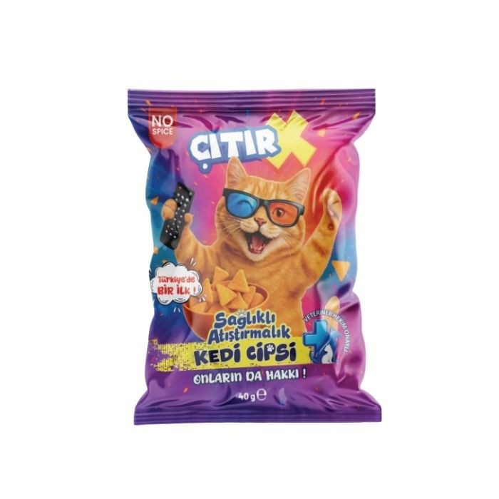 Çıtır X Kedi Cipsi Somon Balıklı 40gr