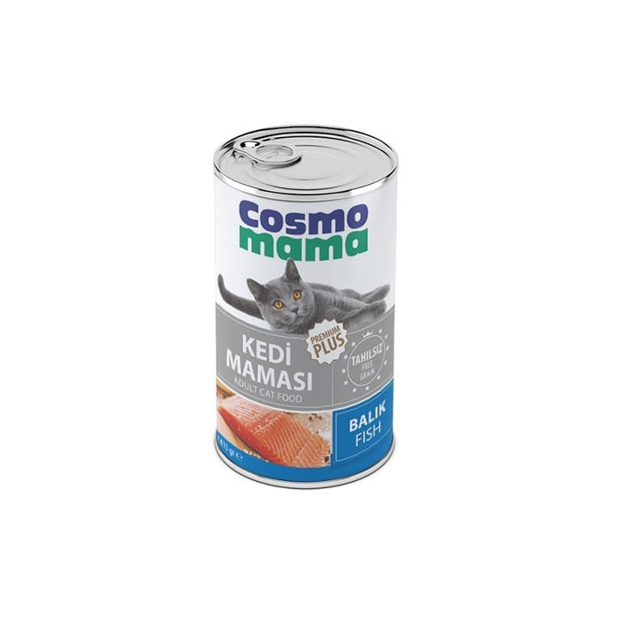 Cosmo Kedi Konserve 415gr Balıklı