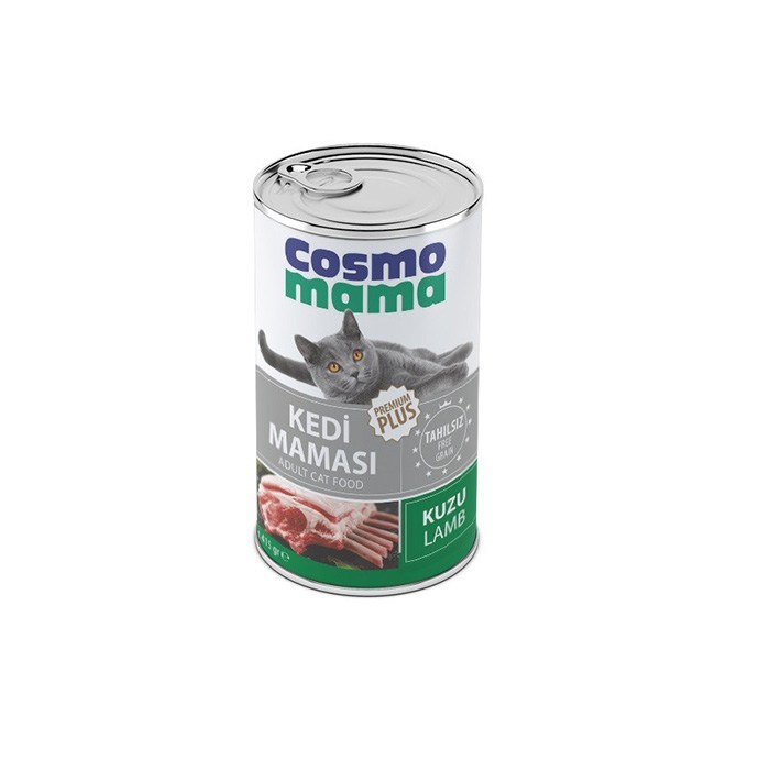 Cosmo Kedi Konserve 415gr Kuzu Etli