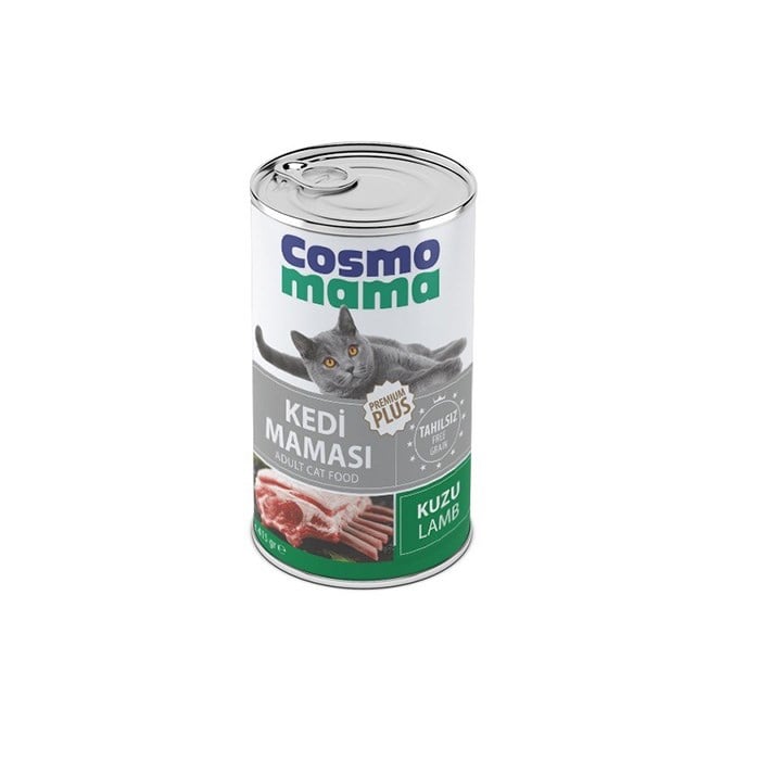 Cosmo Kedi Konserve 415gr Kuzu Etli