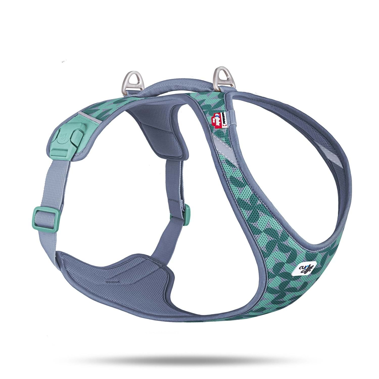 Curli Belka Harness Air Mesh Le26 Semi Circle Blue Xl