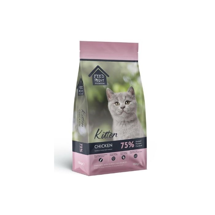 Feed Point Kedi 15kg Yavru Tavuklu