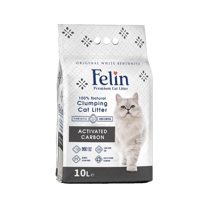 Felin 10 Lt Aktif Carbon Kedi  Kumu