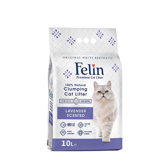 Felin 10 Lt Lavanta Kedi  Kumu