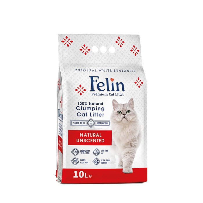 Felin 10 Lt Natural Kedi Kumu İnce