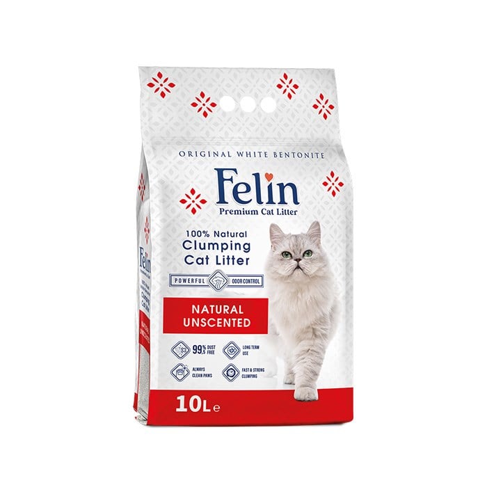 Felin 10 Lt Natural Kedi Kumu Kalın