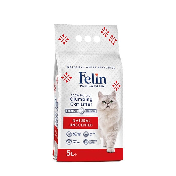 Felin 5 Lt Topaklaşan Kedi Kumu