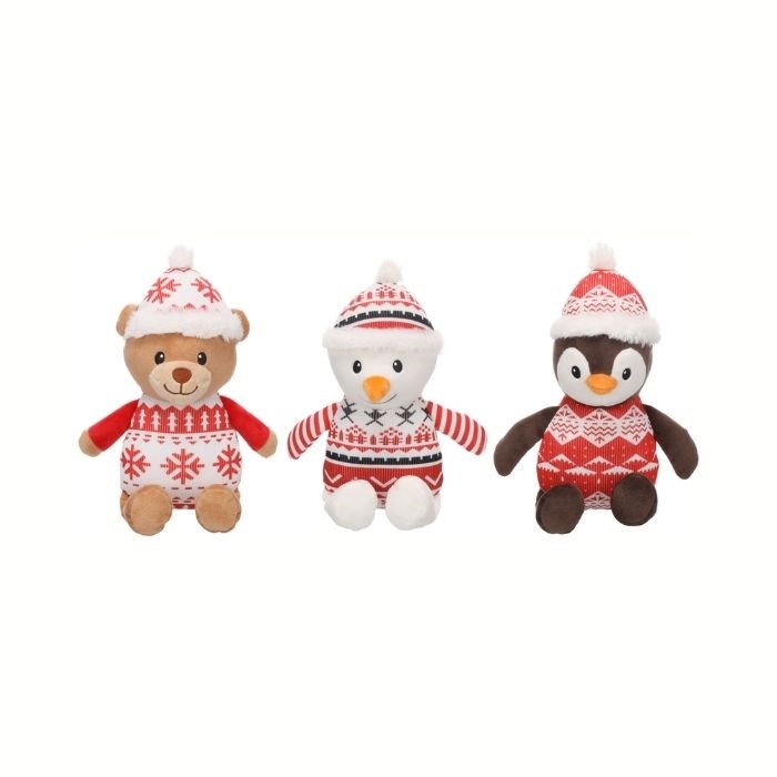 Flamingo Dt Swetta Çeşitli Peluş Yılbaşı Oyuncağı