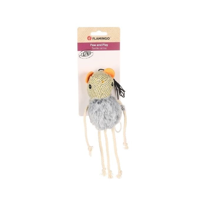 Flamingo Jagre İpli Cantipli Peluş Fare