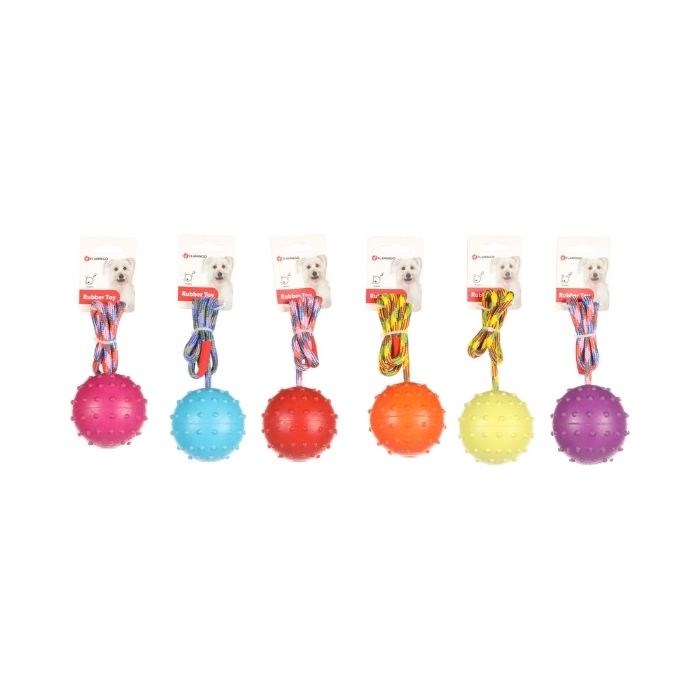 Flamingo Rula İpli Lastik Top / Zil Sesli