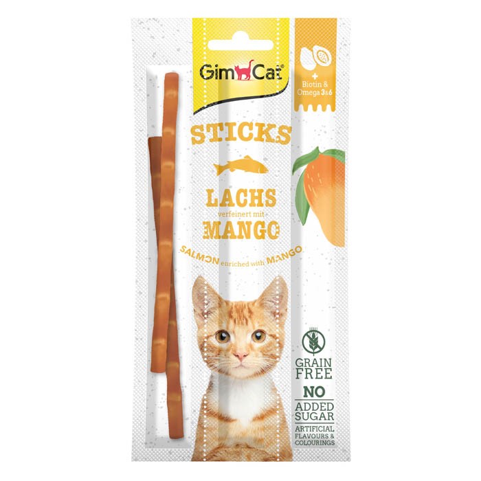 Gimcat Kedi Ödül Çubuğu 15gr Somunlu-Mangolu 3lü