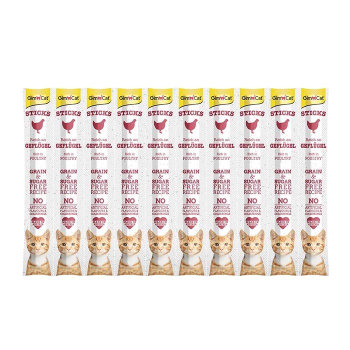 Gimcat Kedi Ödül Çubuğu Sticks Küm Hay.10pcs