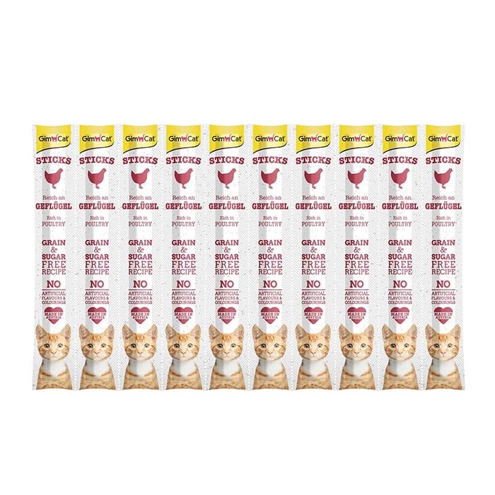 Gimcat Kedi Ödül Çubuğu Sticks Küm Hay.10pcs