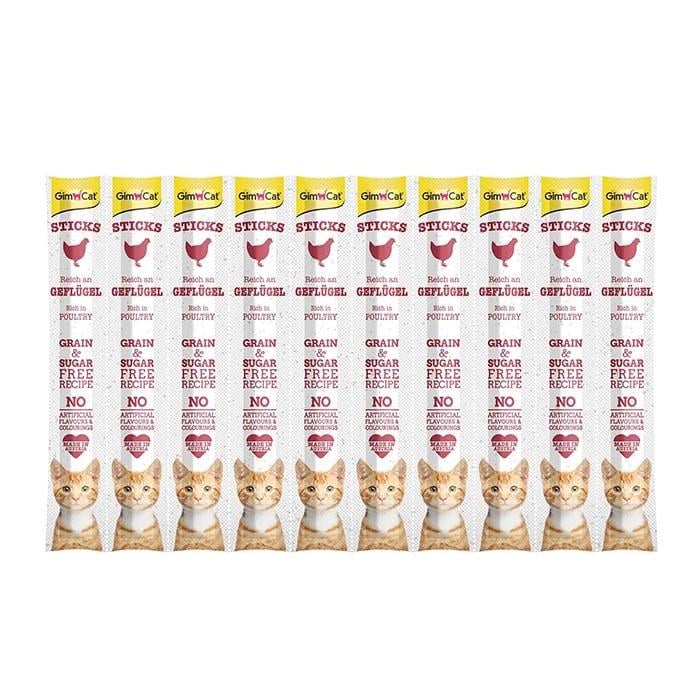 Gimcat Kedi Ödül Çubuğu Sticks Küm Hay.10pcs