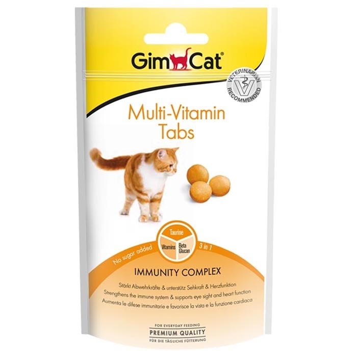 Gimcat Kedi Ödül Tableti Multivitamin 40gr