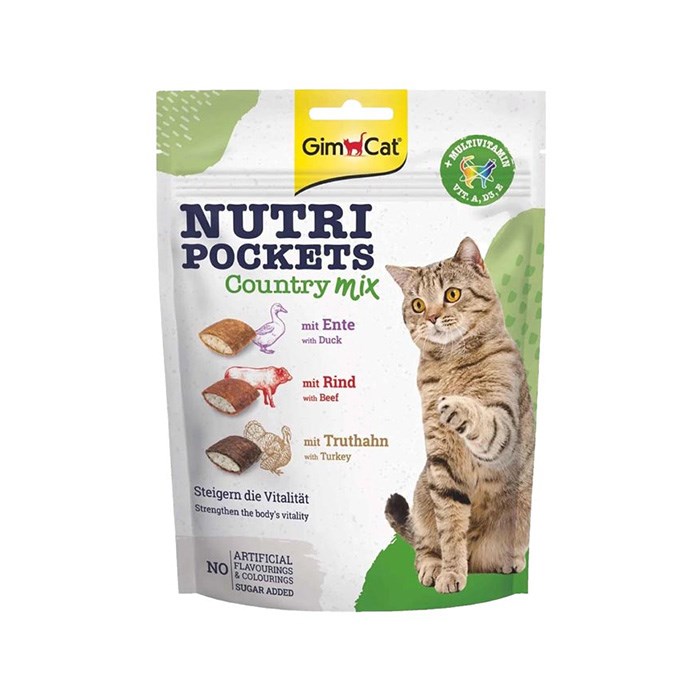 Gimcat Nutripockets Country Mix 150 Gr.