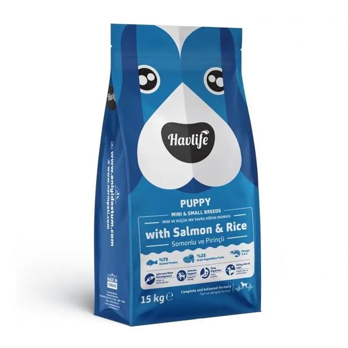 Havlife Köpek Yavru 15Kg Orta ve Büyük Irk Kuzulu