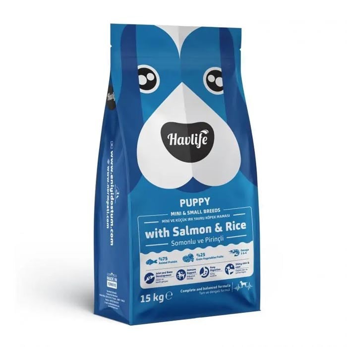 Havlife Köpek Yavru 15Kg Orta ve Büyük Irk Kuzulu