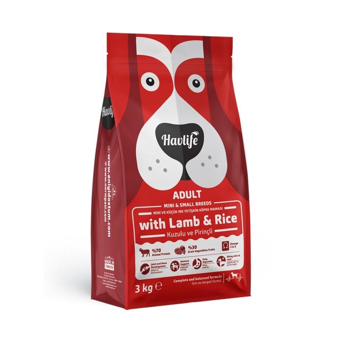 Havlife Köpek Yetişkin 3kg Mini Irk Kuzulu