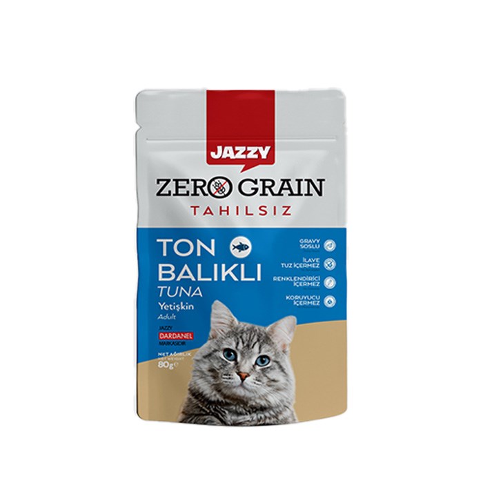 Jazzy 80gr Ton Balıklı Kedi Maması-8-