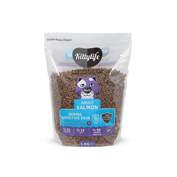 Kitty Life 1Kg Yetişkin Kedi Somonlu