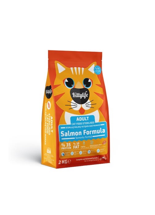Kitty Life 2 Kg Kısır Kedi Somonlu
