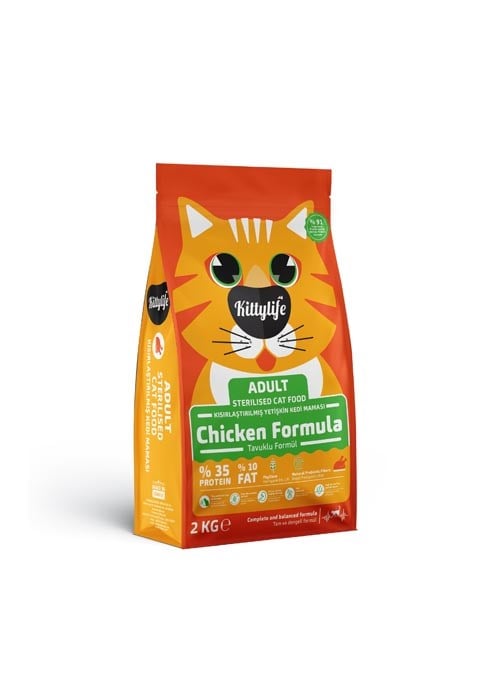 Kitty Life 2 Kg Kısır Kedi Tavuklu