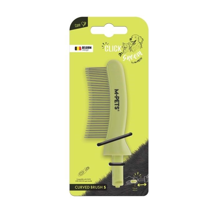 M-Pets Click And Groom Kavisli Tarak Başlık (S)