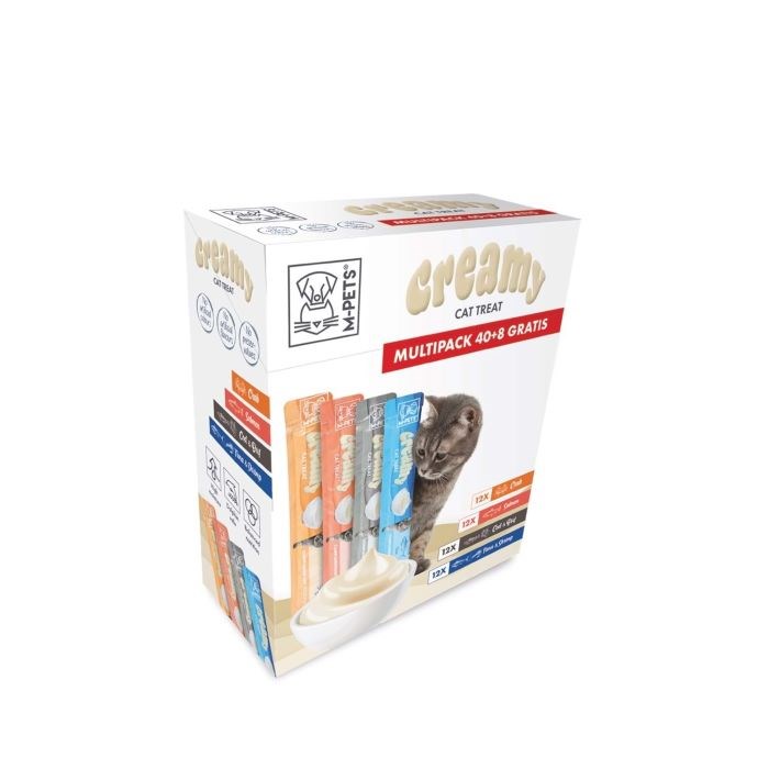 M-Pets Creamy Kedi 4 Lezzet Karışık 48*15gr