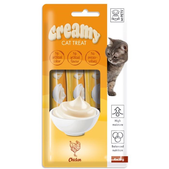 M-Pets Creamy Kedi Tavuklu 4*15Gr