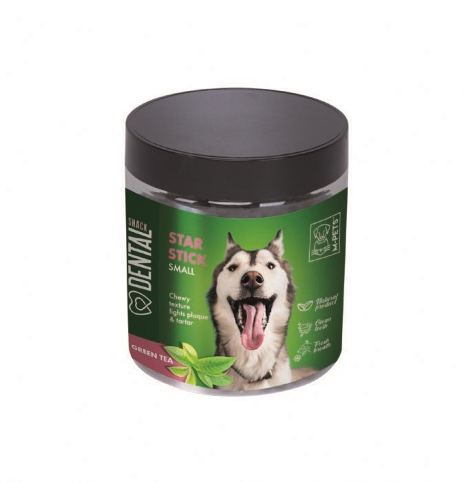 M-pets Dental Snack 170gr Green Tea Star Stick Mini Ödül