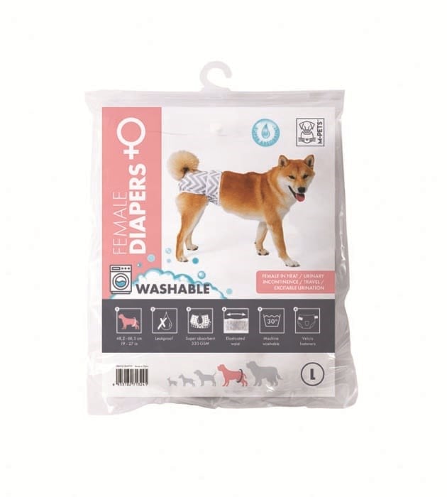 M-Pets Diapers Dişi Köpek Yıkanabilir Külot (L)