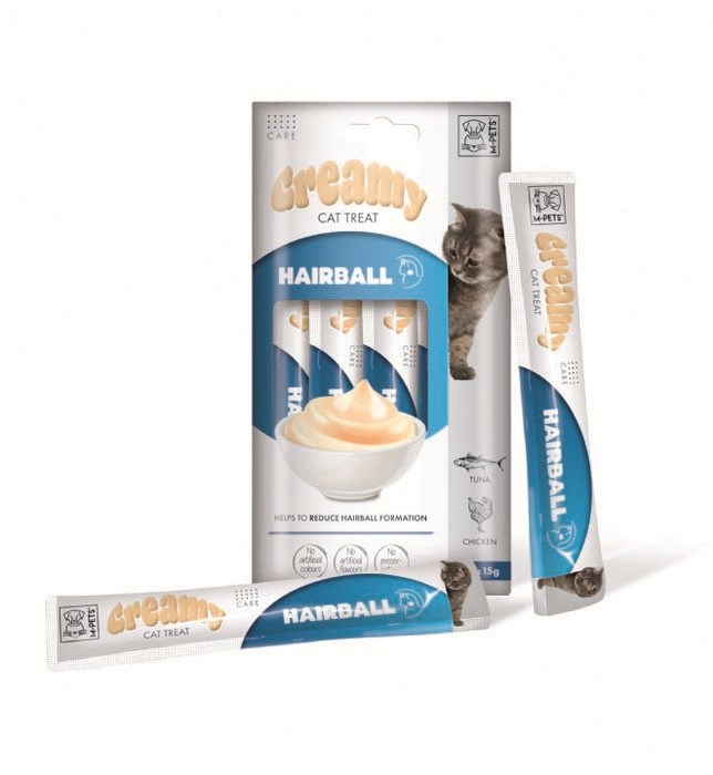 M-Pets Fonks.Hairball Creamy Kedi Ödül 4*15Gr