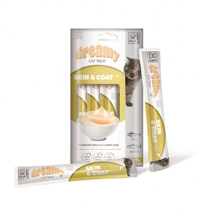 M-Pets Fonks.Skin&Coat Creamy Kedi Ödül 4*15Gr