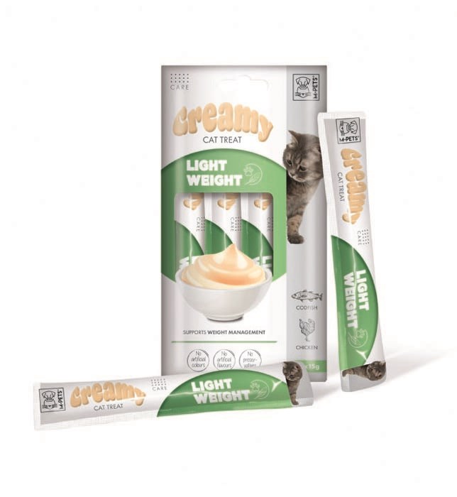 M-Pets Fonks.Light Weight Creamy Kedi Ödül 4*15Gr