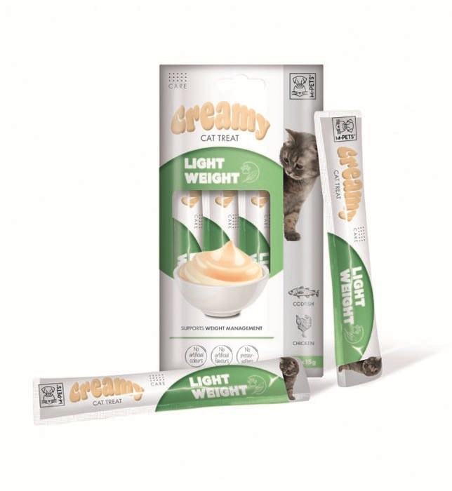 M-Pets Fonks.Light Weight Creamy Kedi Ödül 4*15Gr