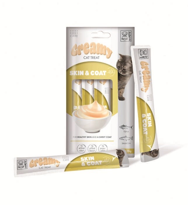 M-Pets Fonks.Skin&Coat Creamy Kedi Ödül 4*15Gr