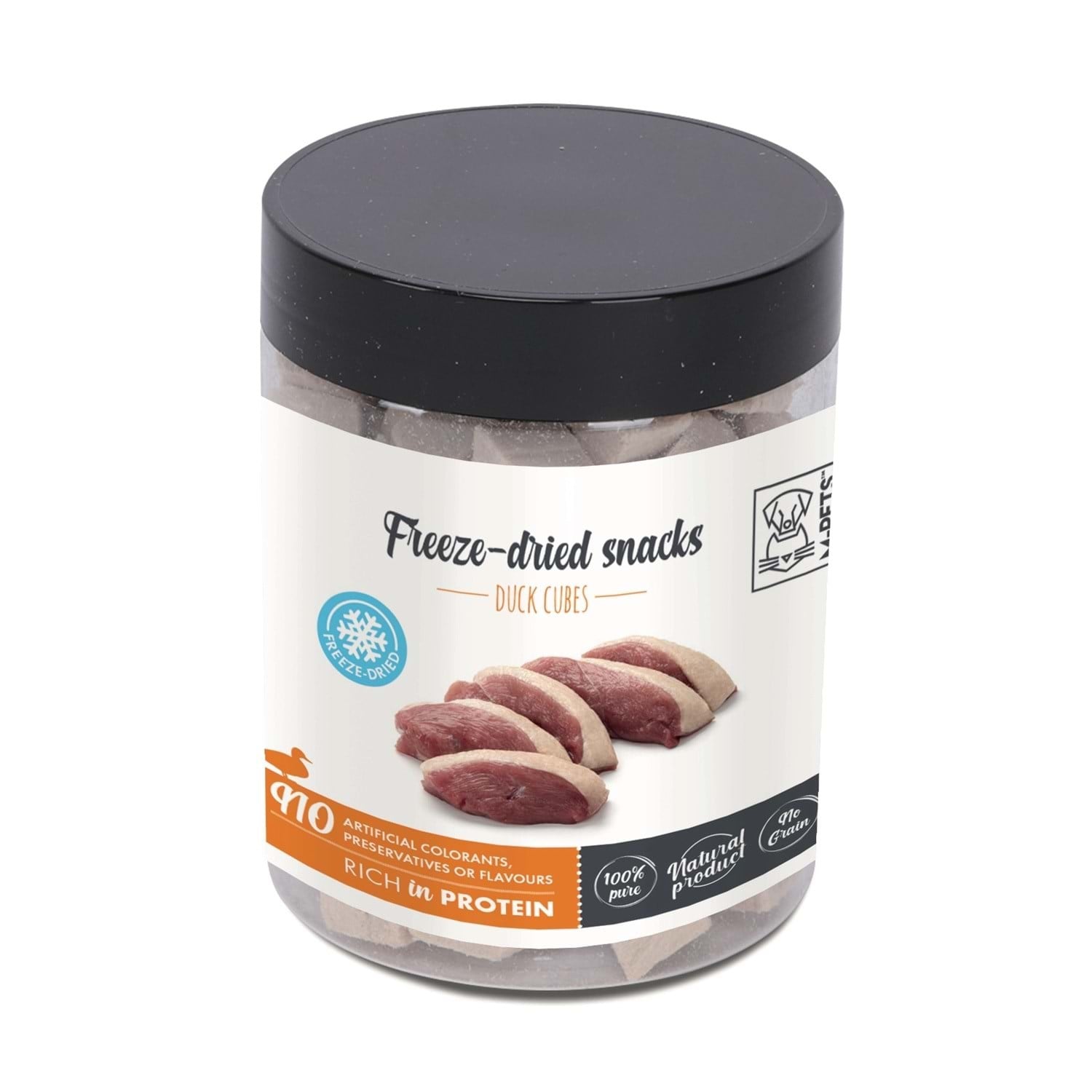 M-Pets Freeze Dried Kurutulmuş 30gr Köpek Ödül %100 Ördek Küpleri