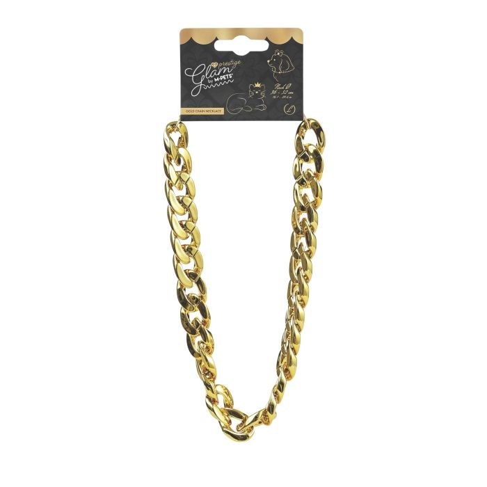 M-Pets Glam Prestige Aksesuar Gold Chain - L