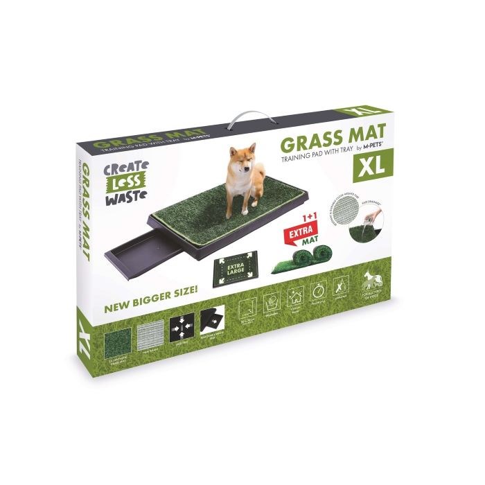 M-Pets Grass Mat Çimli Çekmeceli Köpek Tuv. XL 50X76cm