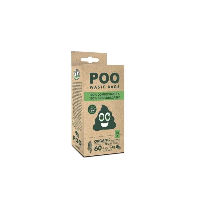 M-Pets Kaka Poşeti Poo 15 Yaprak 4'lü Organik