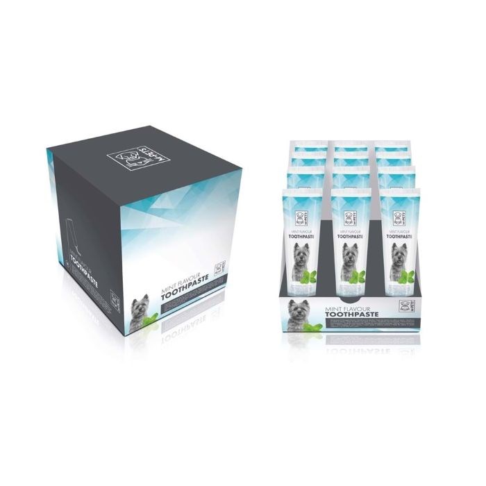M-Pets Köpekler İçin Diş Macunu Naneli 100gr * 12'li Set
